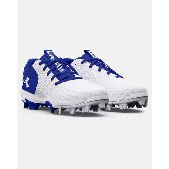 Under Armour Glyde 2.0 RM 3026605-102 Women's 10 White Softball Cleats RHS3008 - Picture 1 of 10